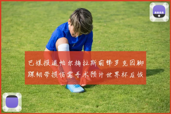 巴媒报道帕尔梅拉斯前锋罗克因脚踝韧带损伤需手术预计世界杯后恢复